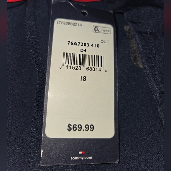 Tommy Hilfiger Women's sz 18 Navy Pants NEW - Picture 8 of 12